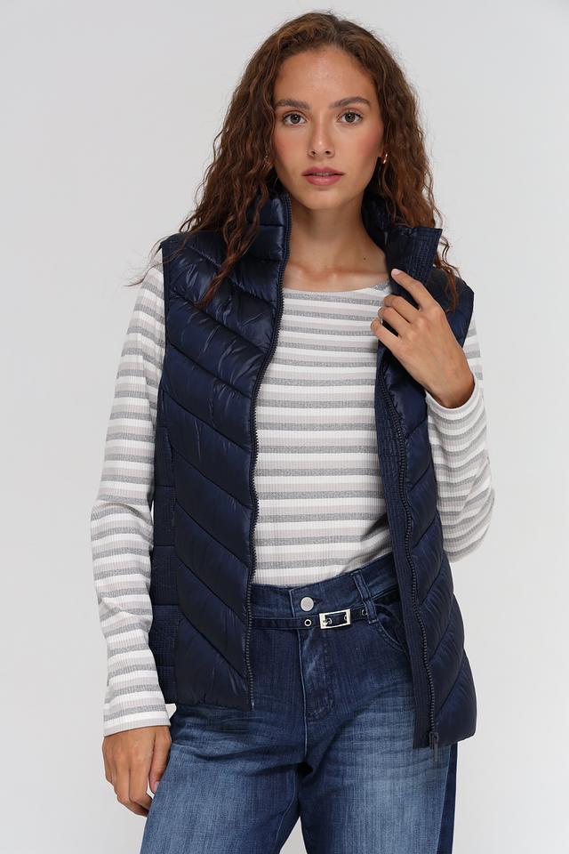 Жилет стеганый Tom Tailor синий