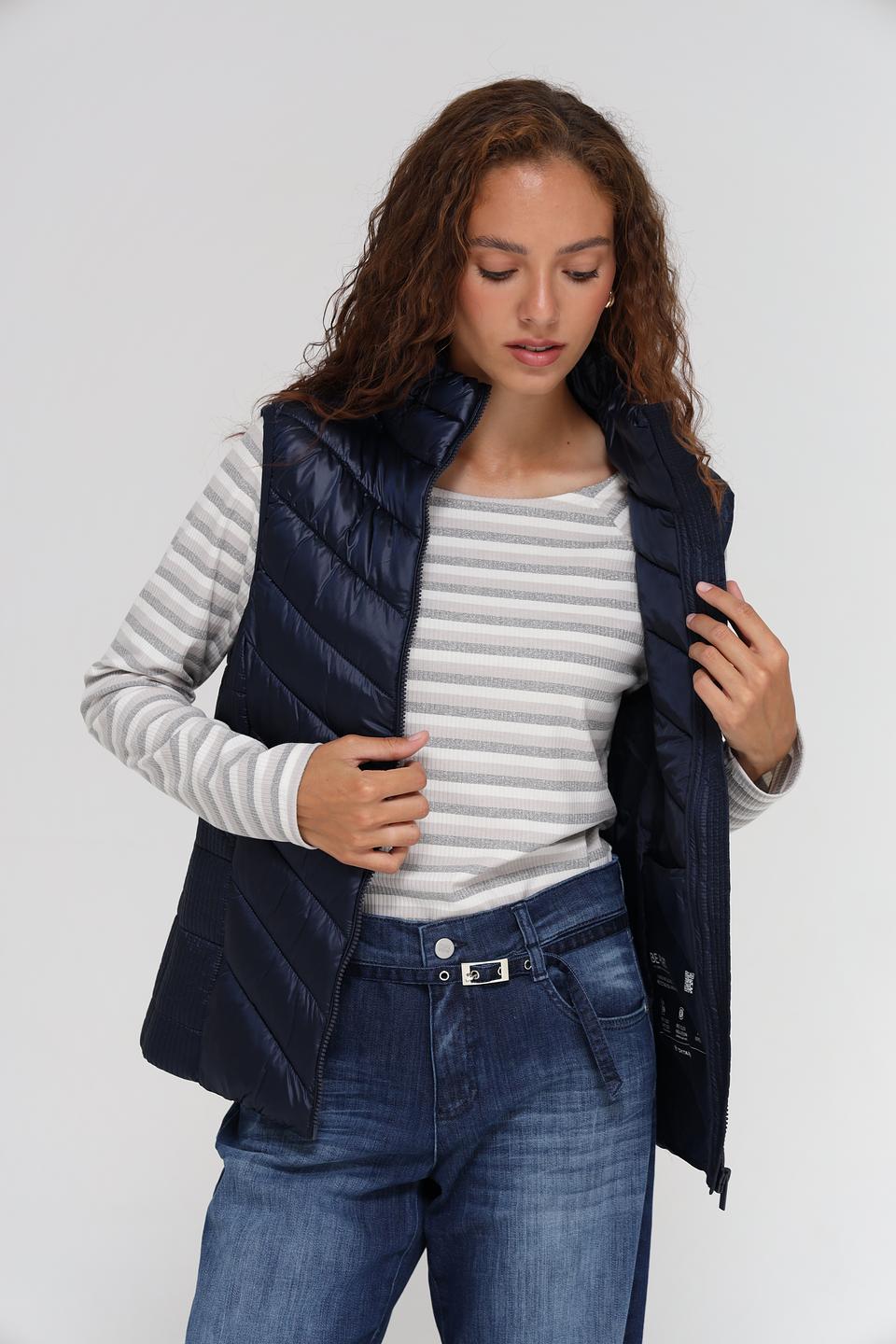 Жилет стеганый Tom Tailor синий