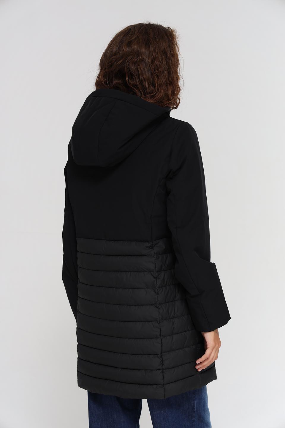 Пальто Tom Tailor стеганое чёрное