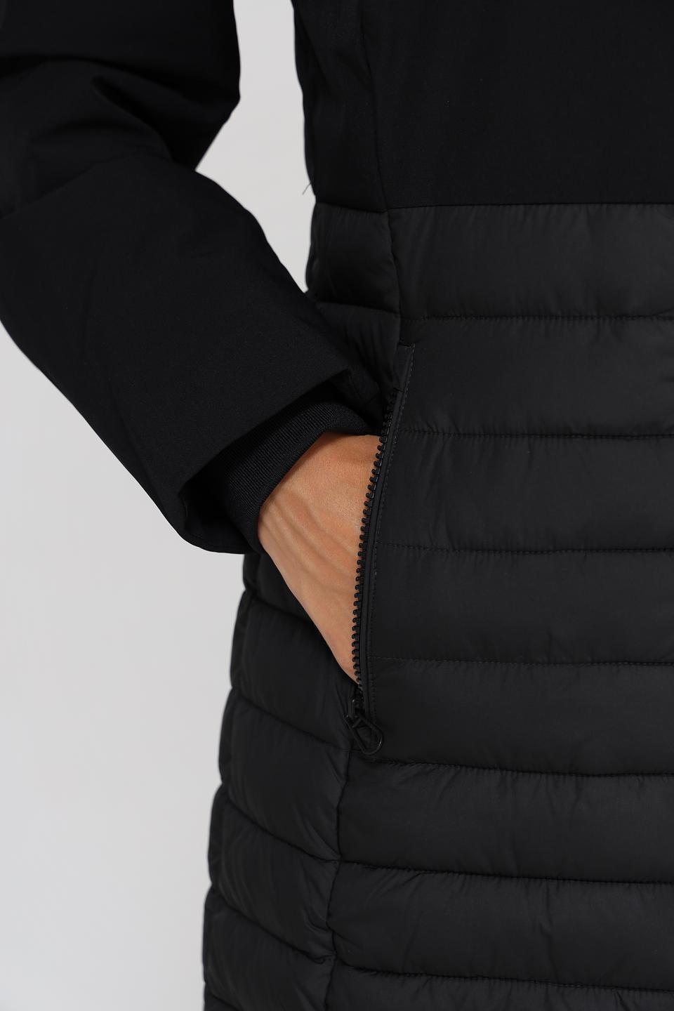 Пальто Tom Tailor стеганое чёрное