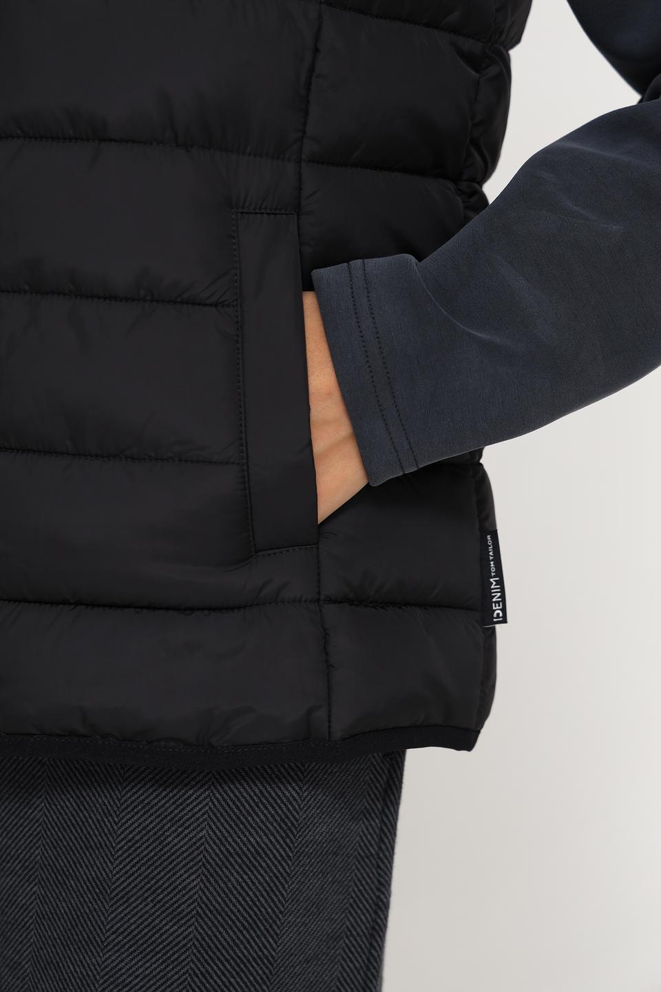 Жилет стеганый Tom Tailor черный