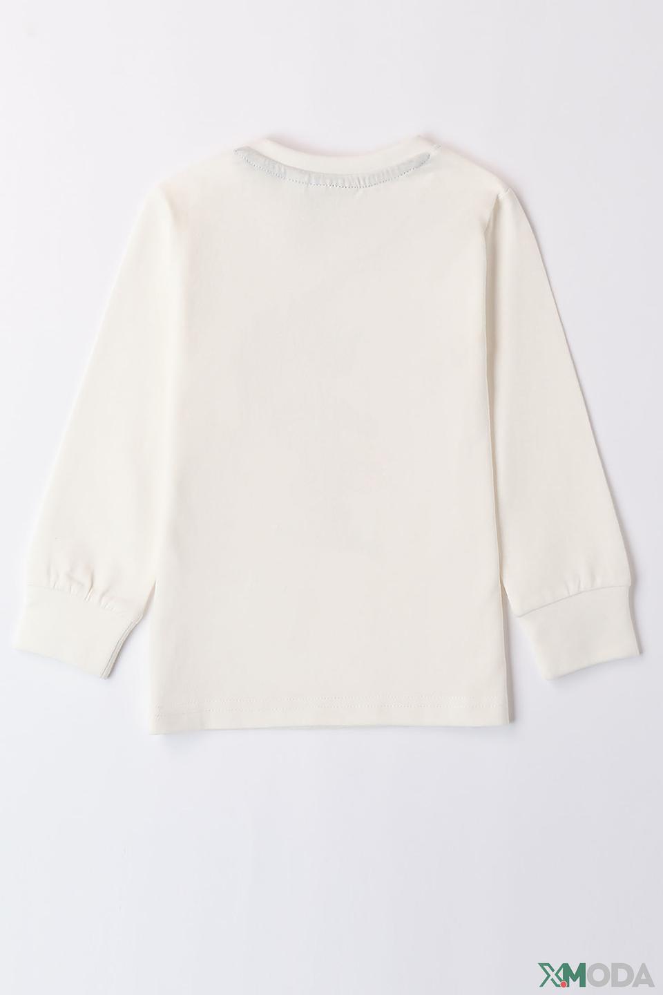 Джемпер Sarabanda с тигром кремовый