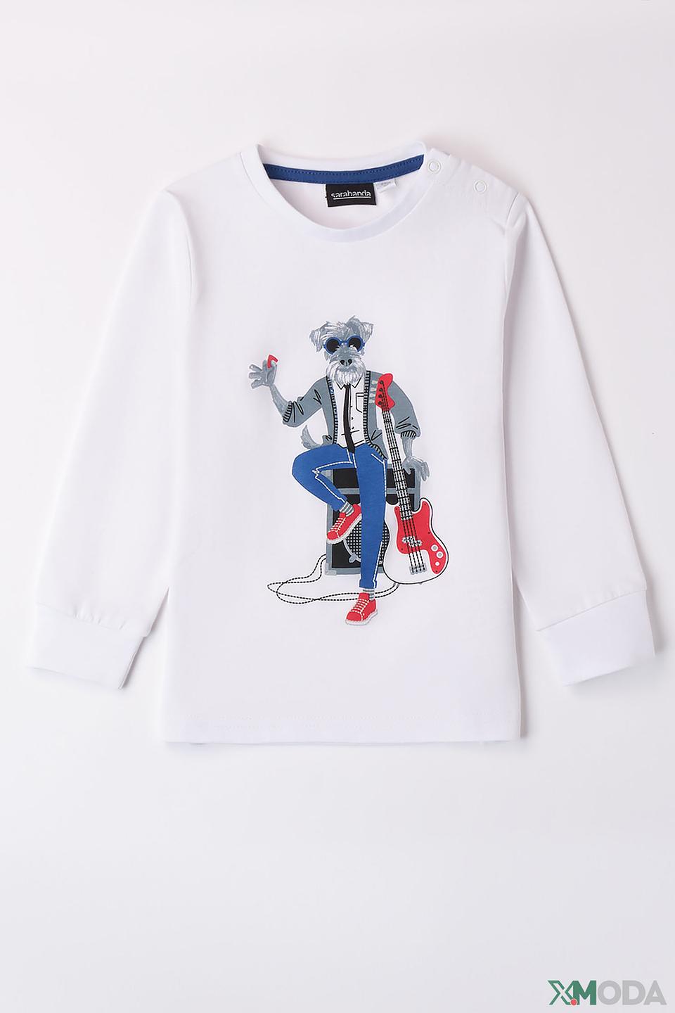 Джемпер Sarabanda с принтом "Рокер"