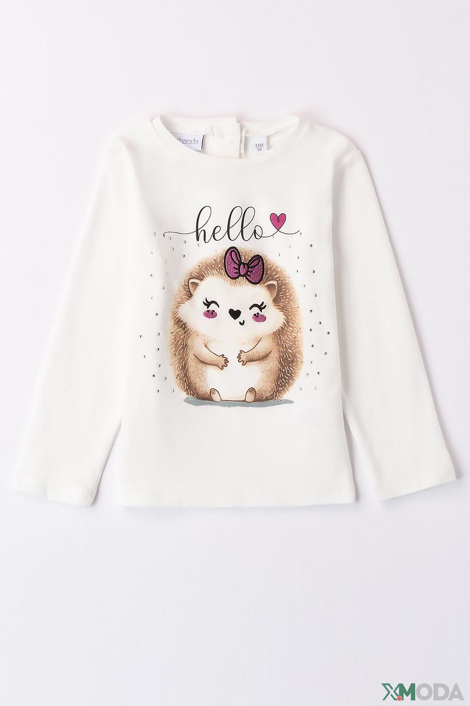 Джемпер Sarabanda дев. с ежиком кремовый