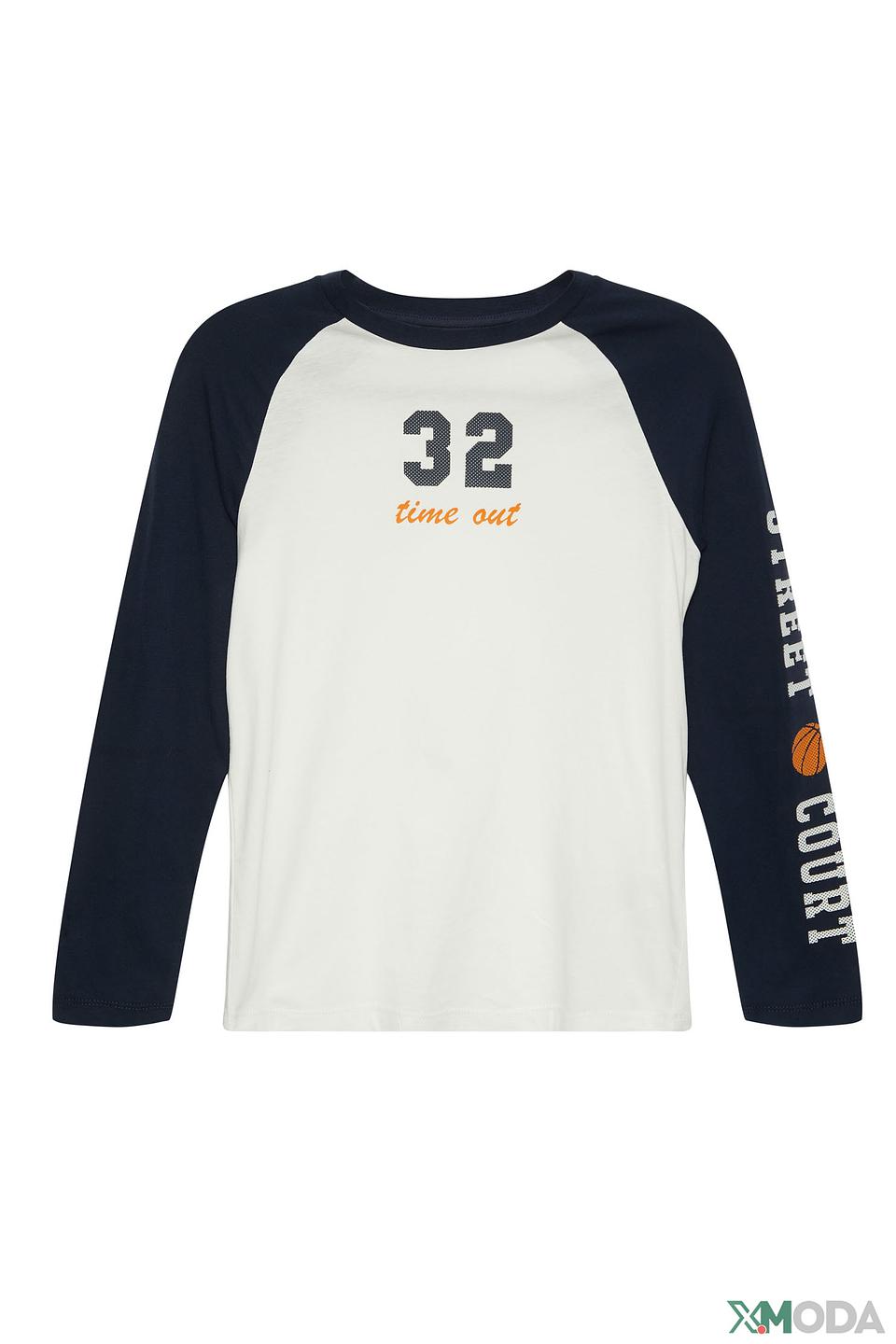 Джемпер s.Oliver с принтом т.-синий