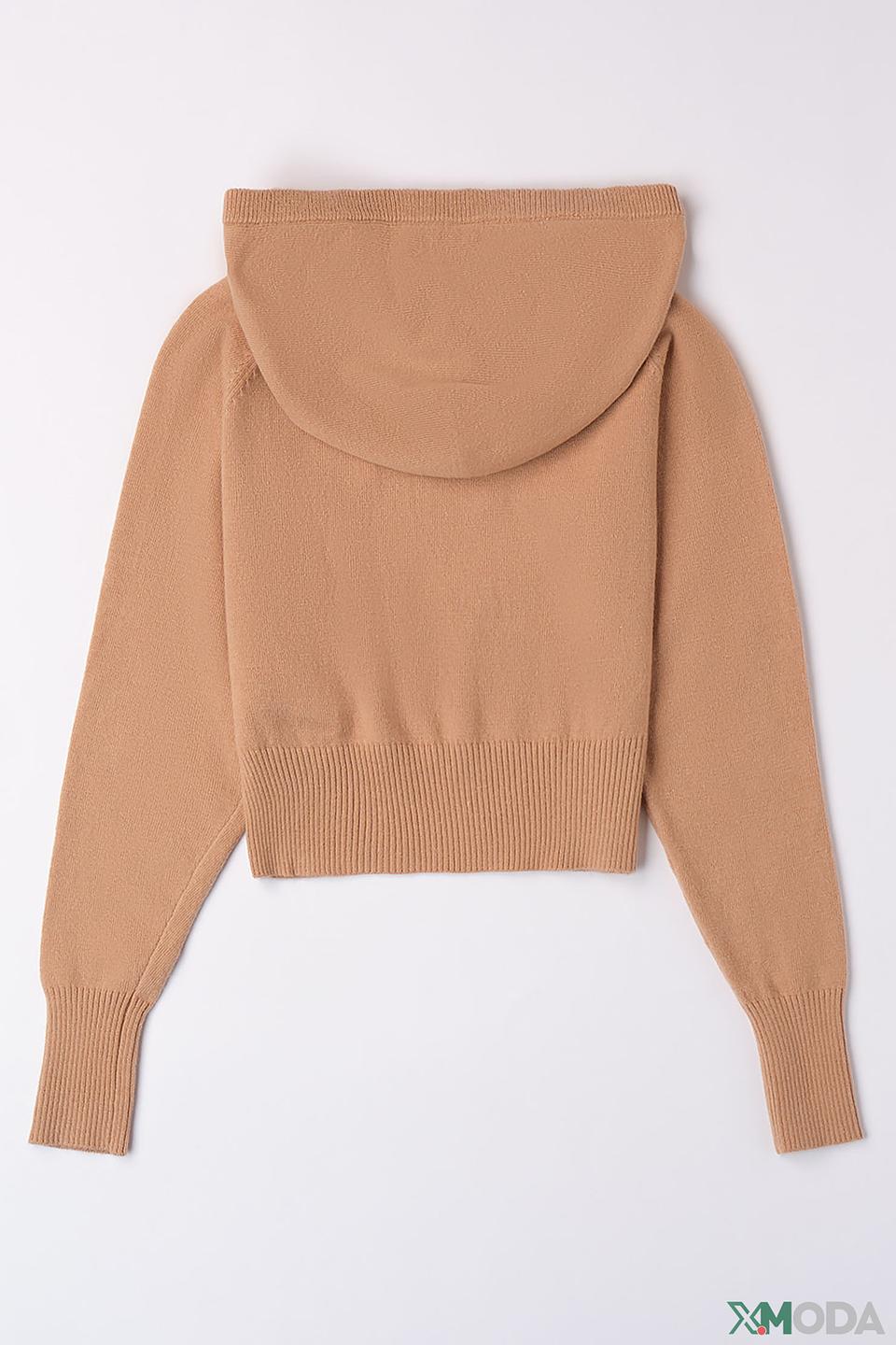 Джемпер Ido дев. с капюшоном бежевый