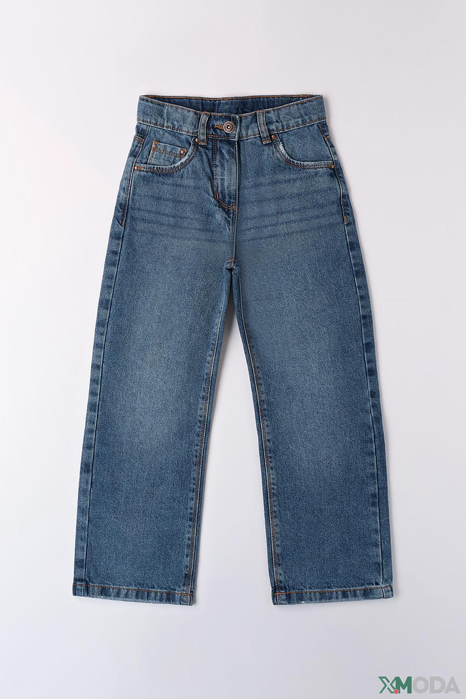 Джинсы Ido для девочки, голубые