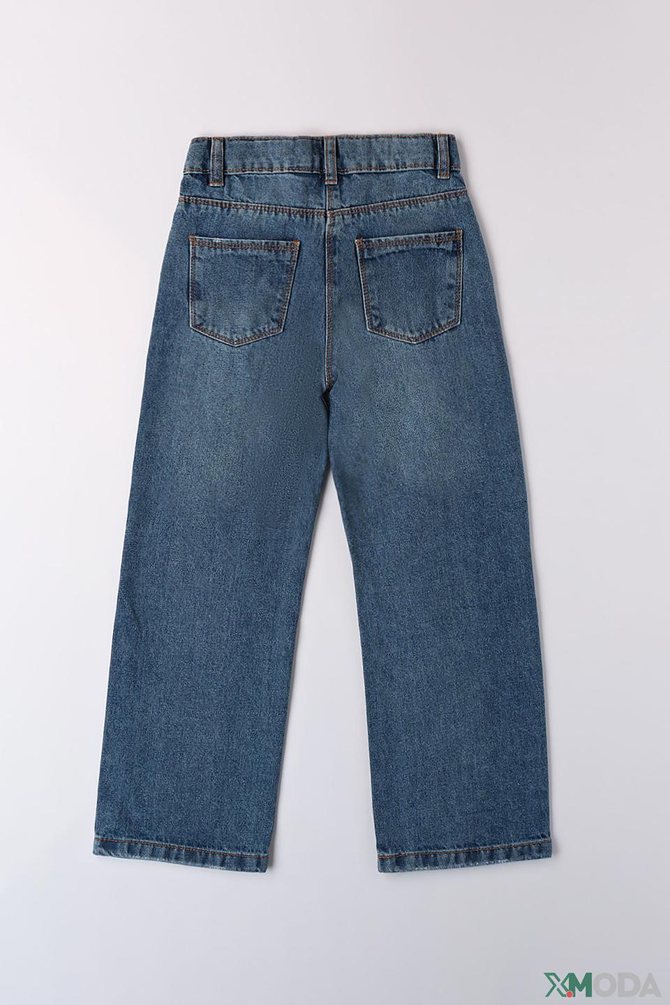 Джинсы Ido для девочки, голубые