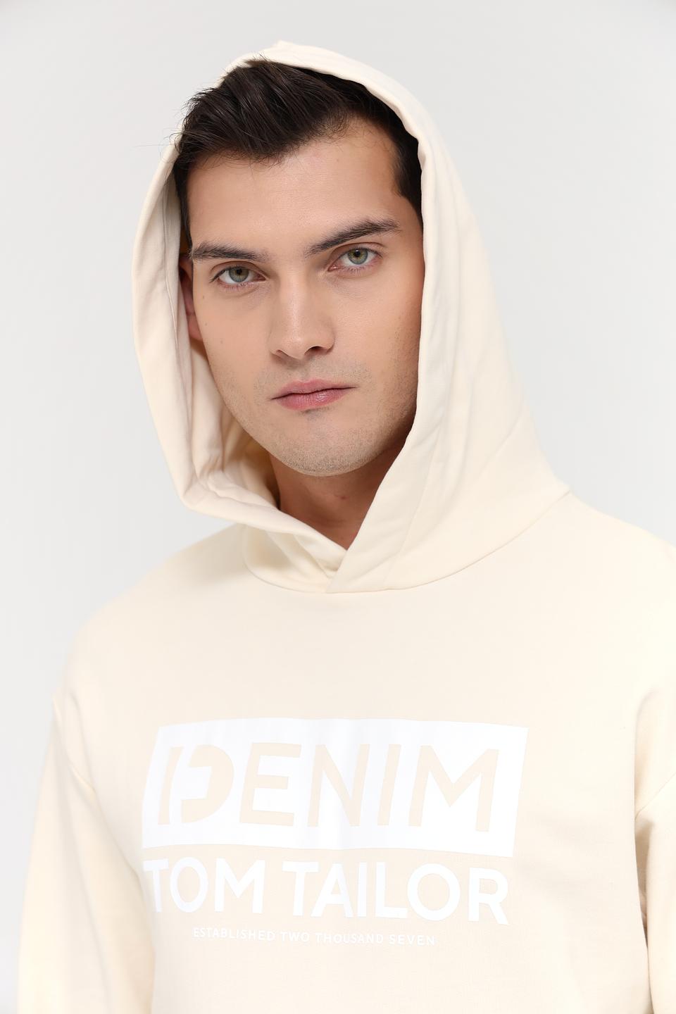 Толстовка Tom Tailor denim бежевая