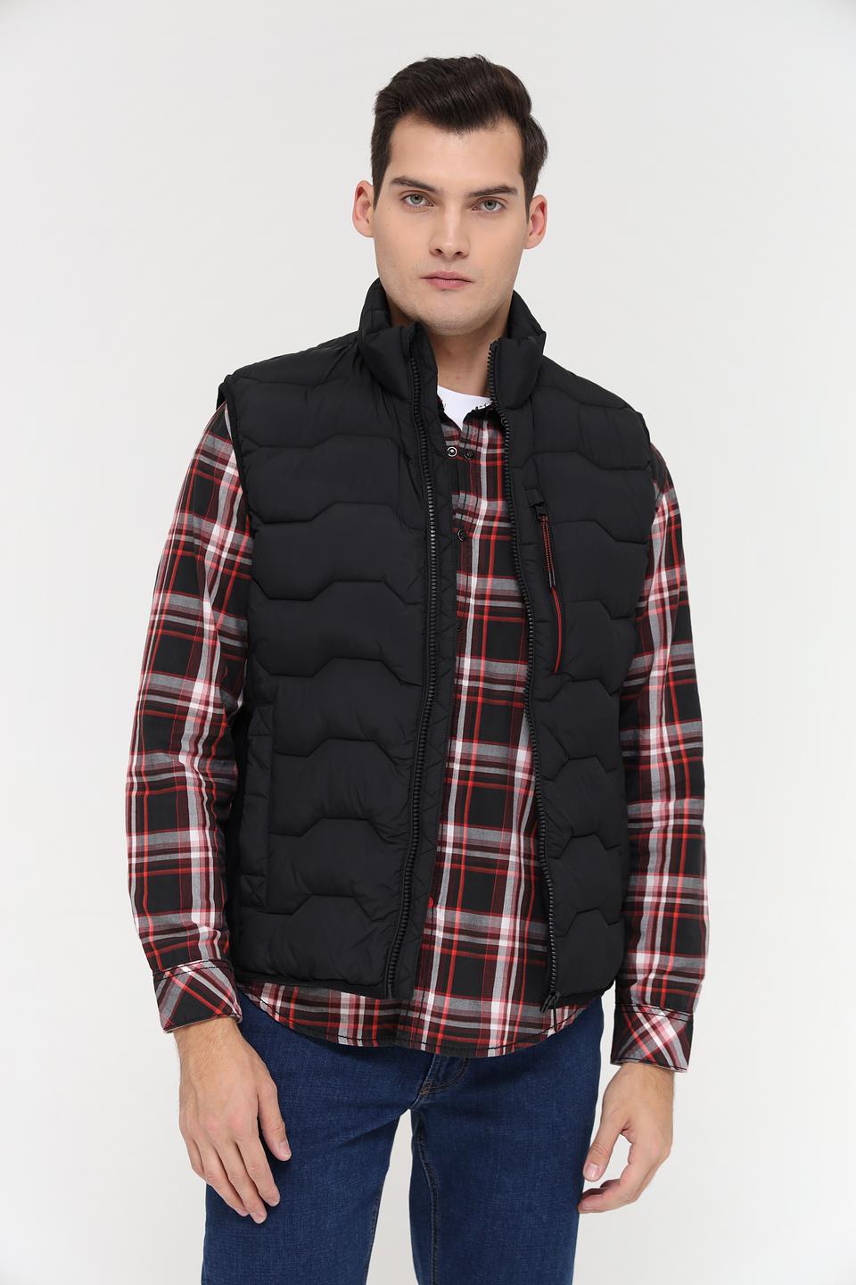 Жилет Tom Tailor стеганый чёрный