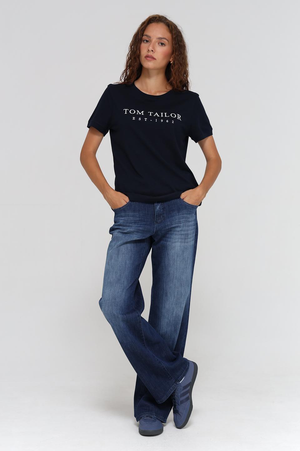 Футболка Tom Tailor EST.1962 чёрная
