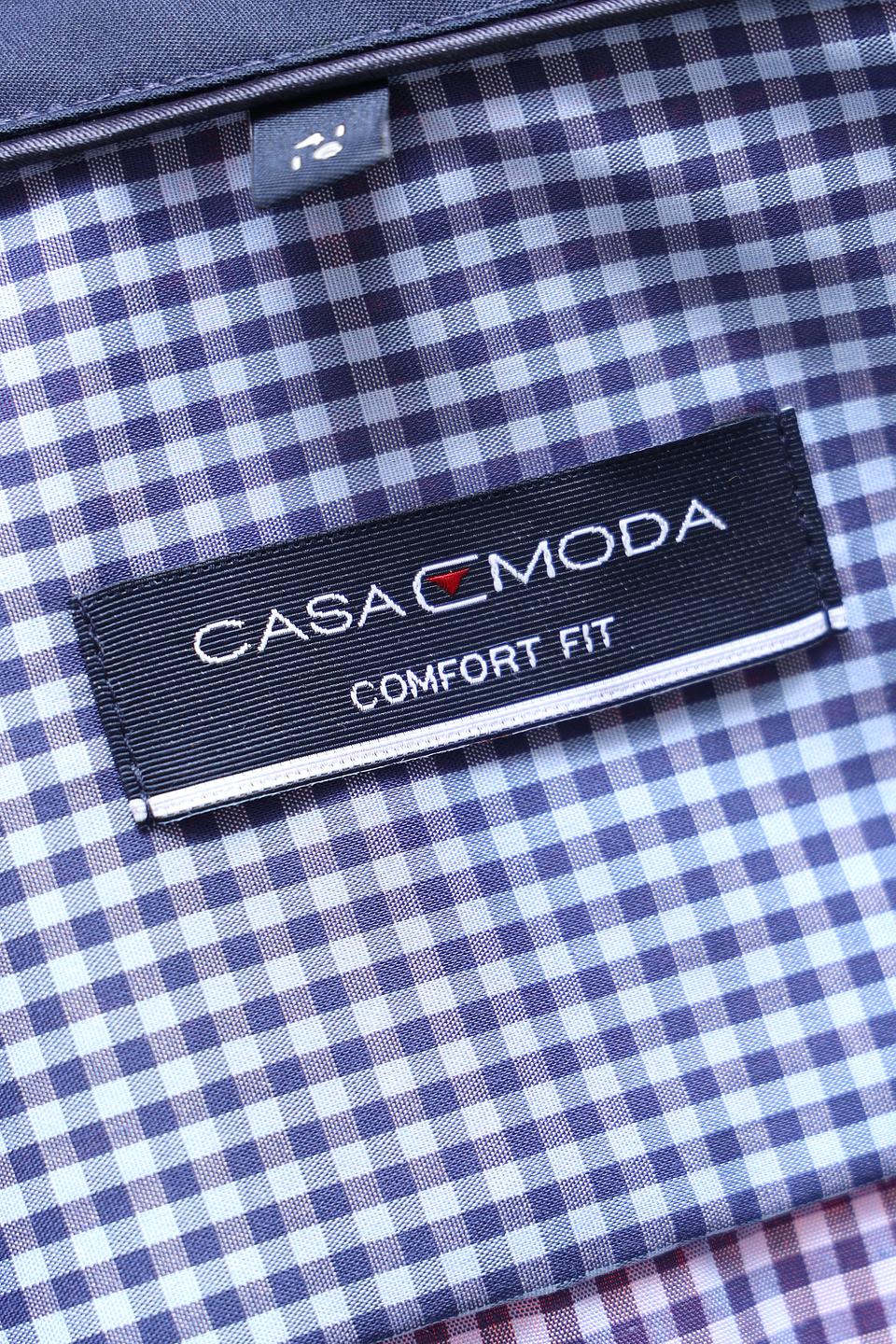 Рубашка Casa Moda в клетку синяя