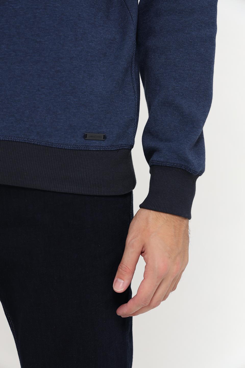 Джемпер Casa Moda с молнией синий