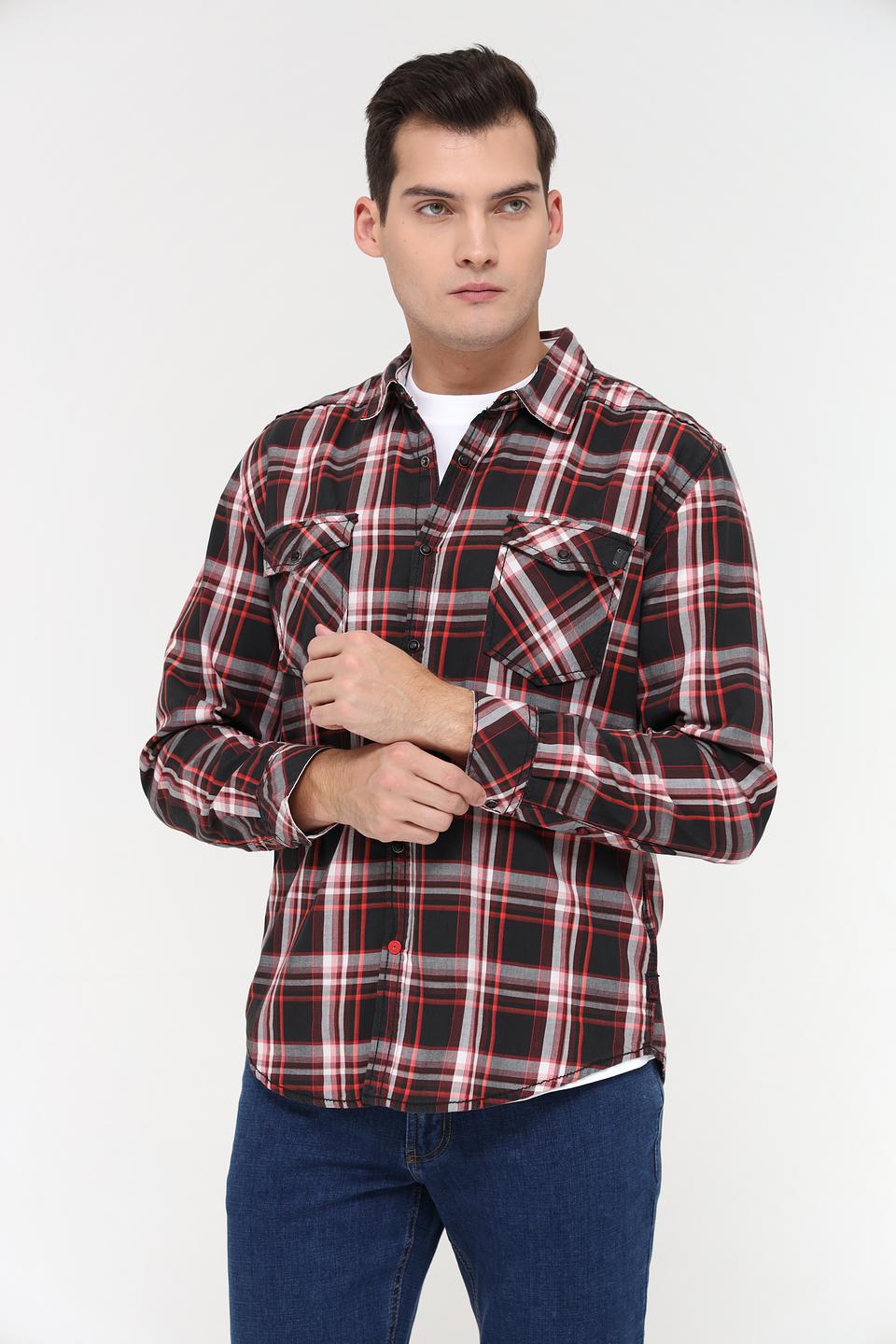 Рубашка Time Zone в клетку