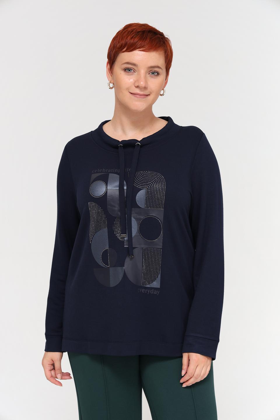 Пуловер Via Appia с принтом