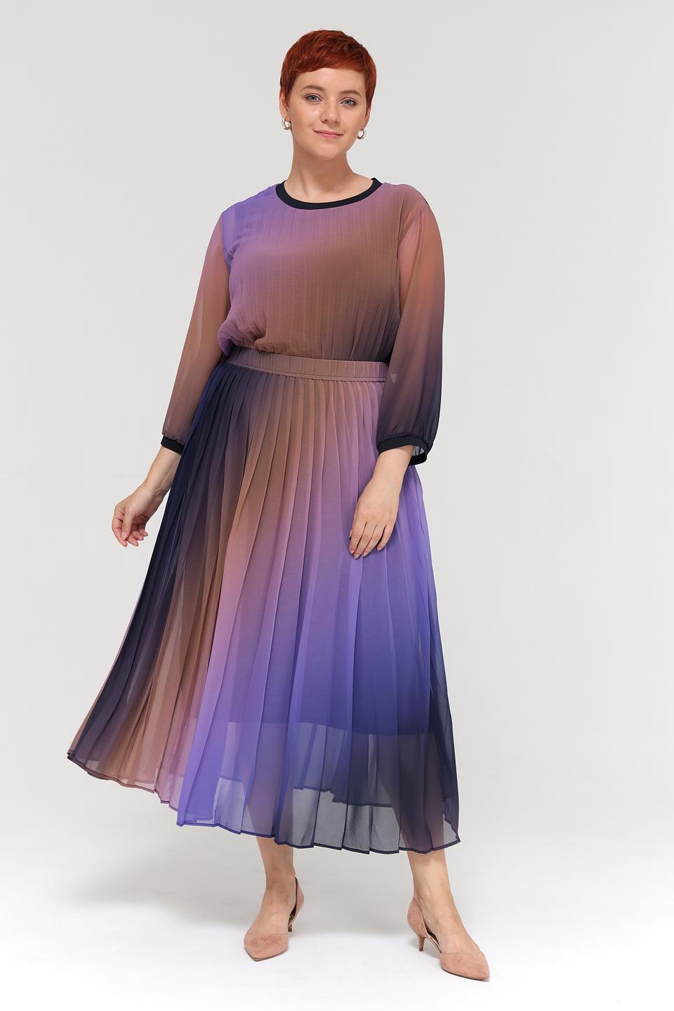 Юбка Frapp плиссе омбре