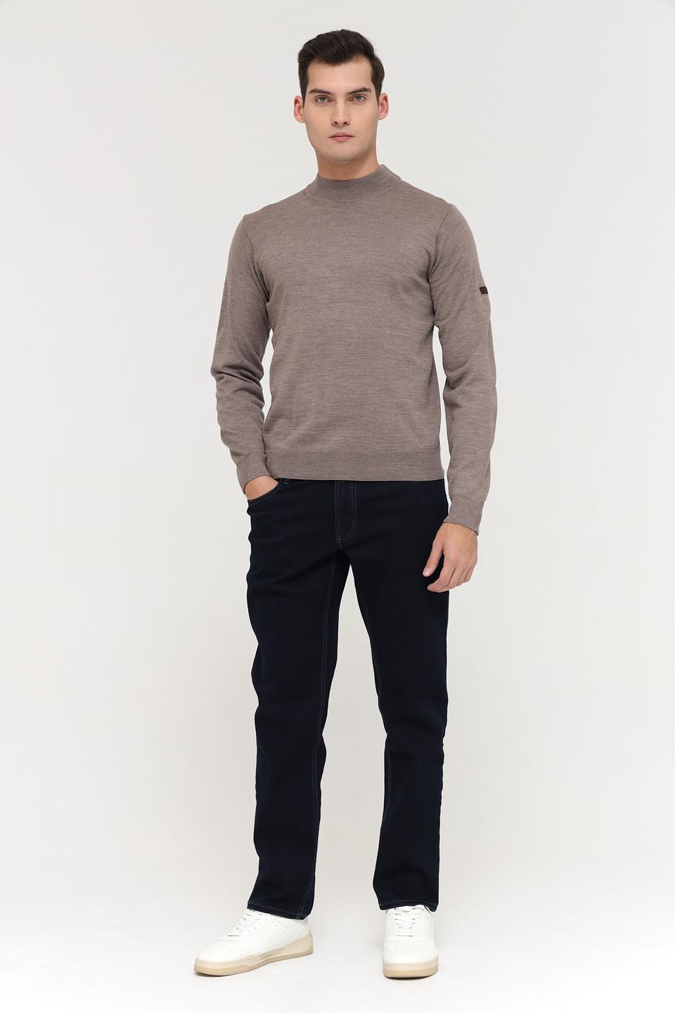 Джемпер Monte Carlo с горлом бежевый