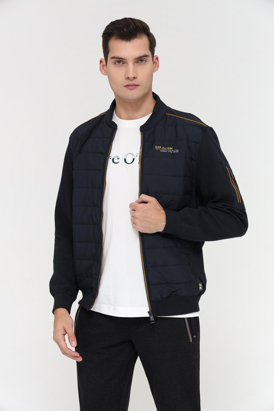 Кардиган Casa Moda стеганый тёмно-синий