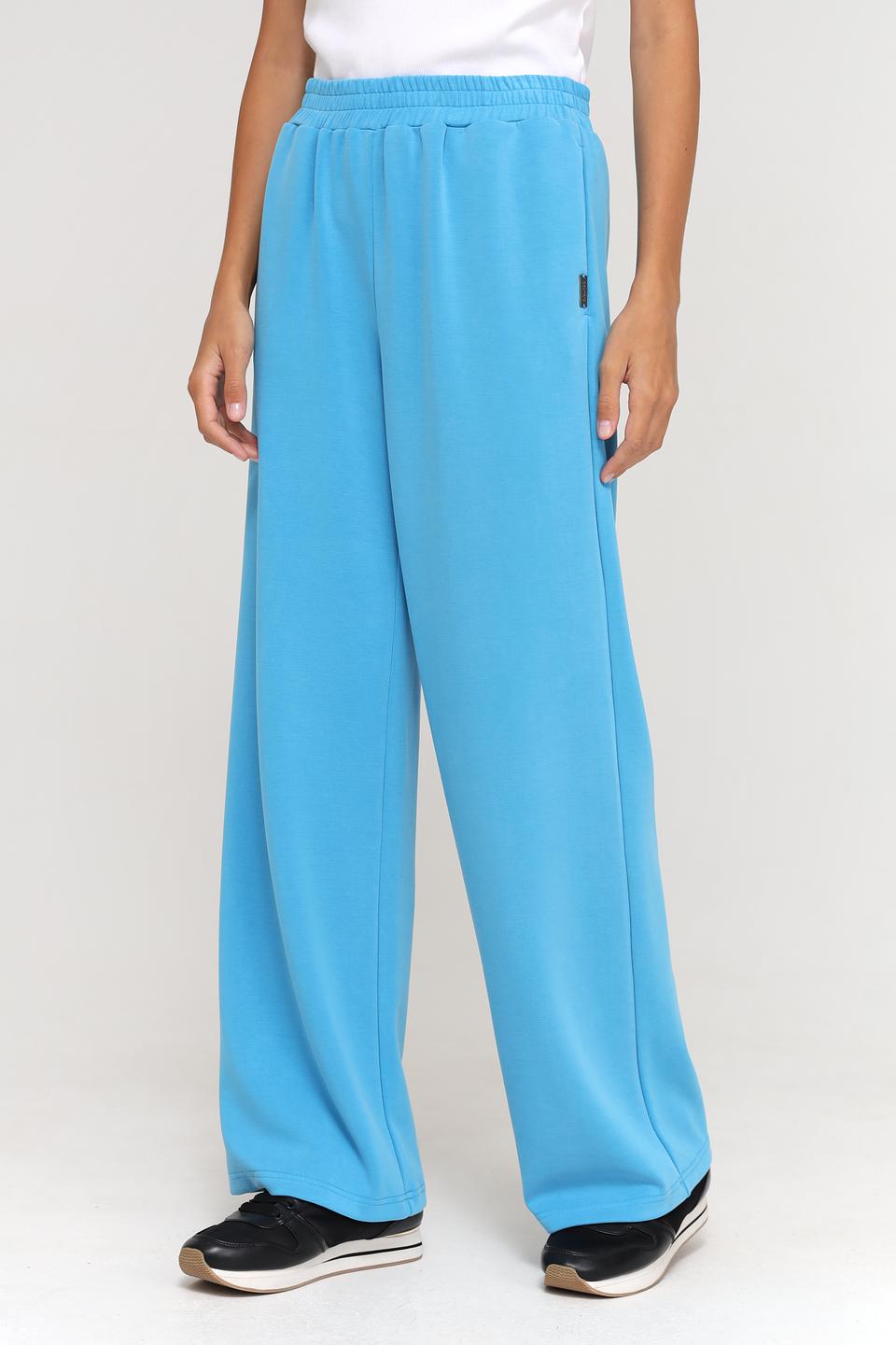 Брюки палаццо Beatris голубые