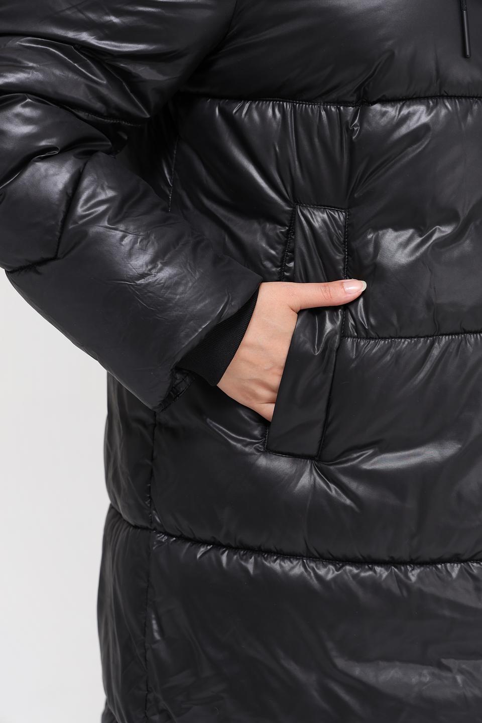 Пальто Samoon стеганое чёрное