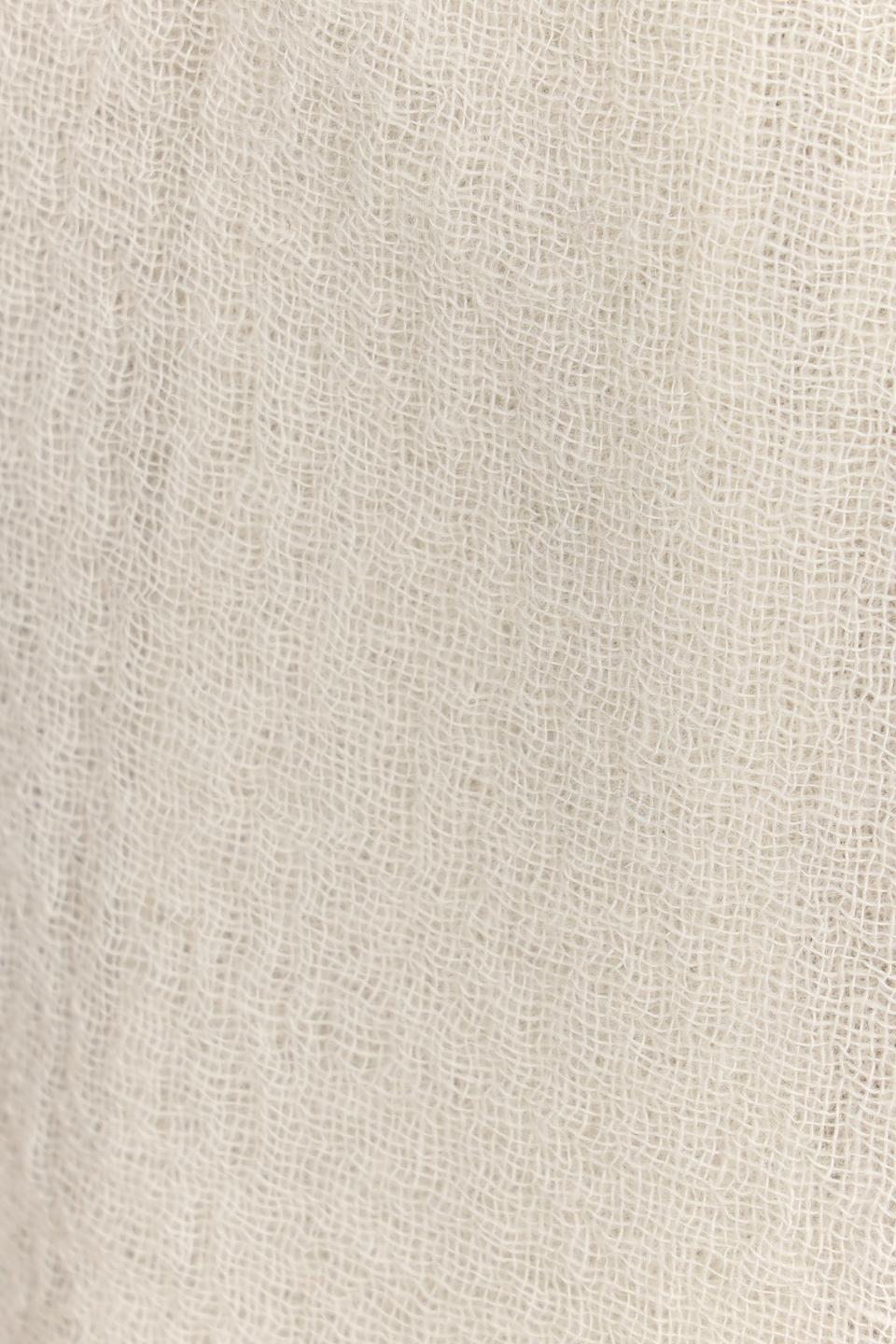 Шарф Fraas из шерсти с бахромой