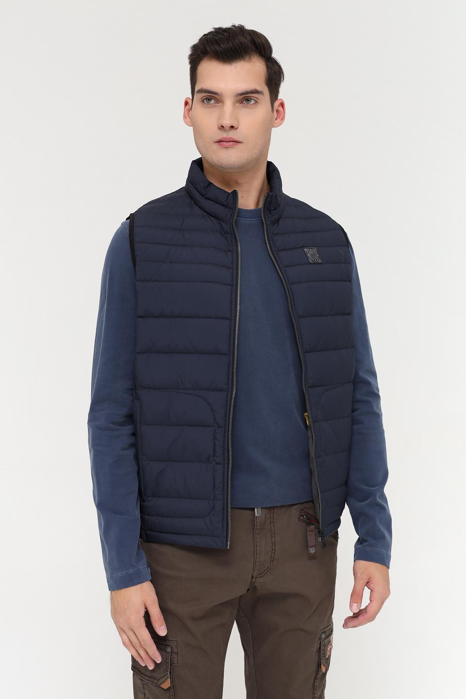 Жилет Bugatti стеганый синий