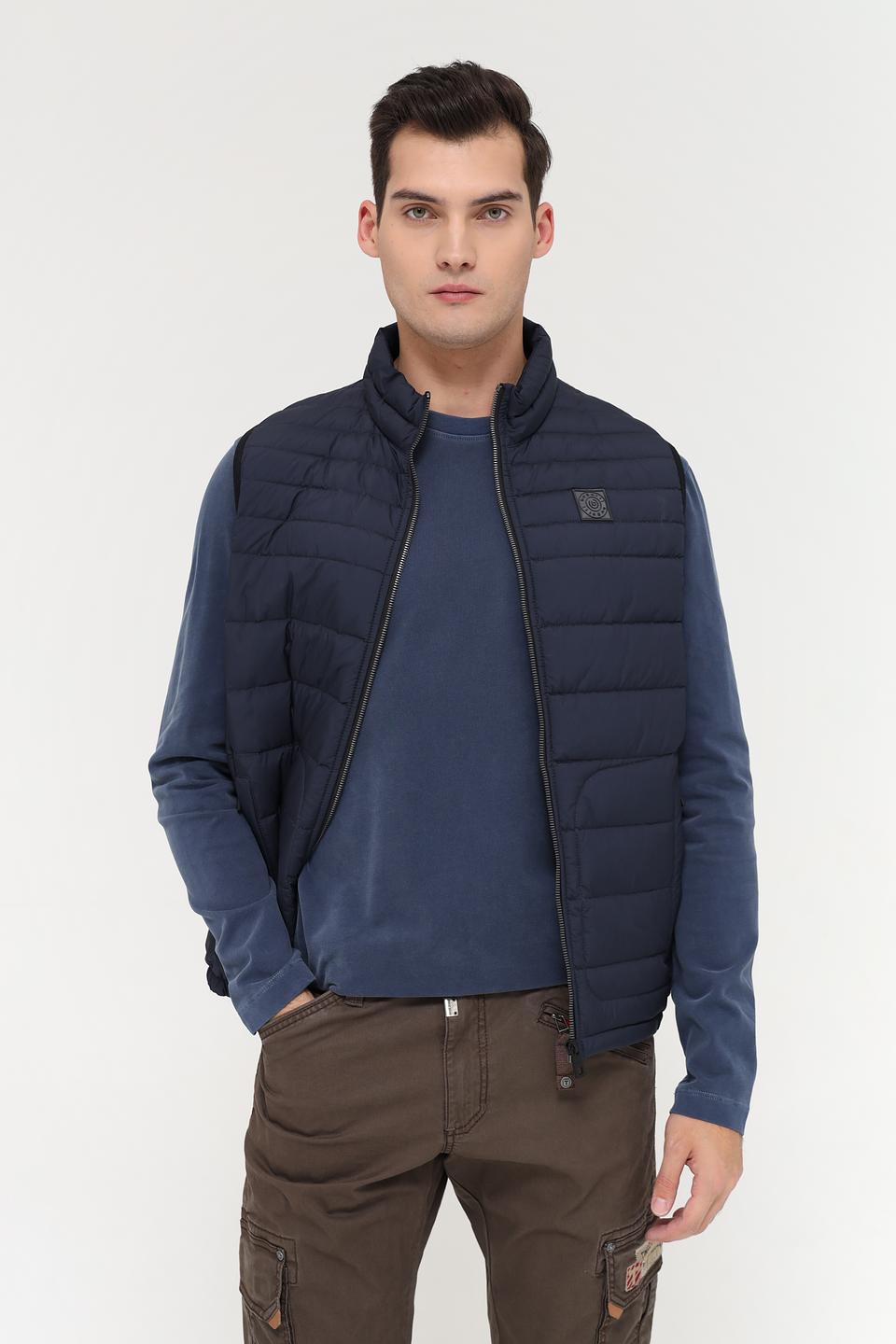 Жилет Bugatti стеганый синий