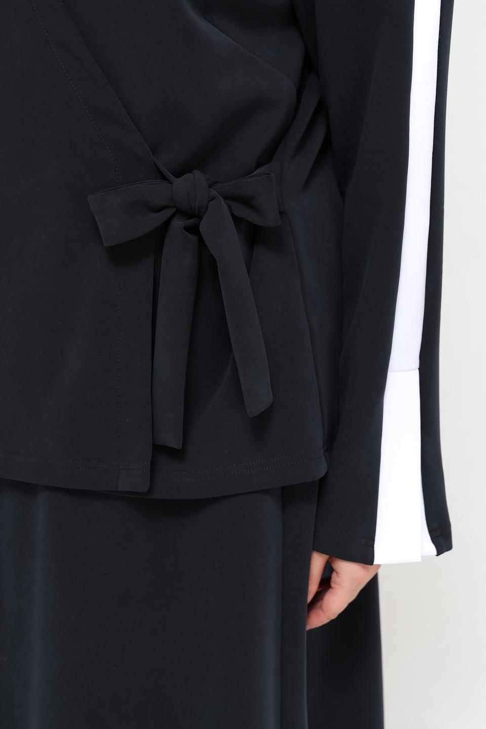 Жакет Beatris с полосками чёрный