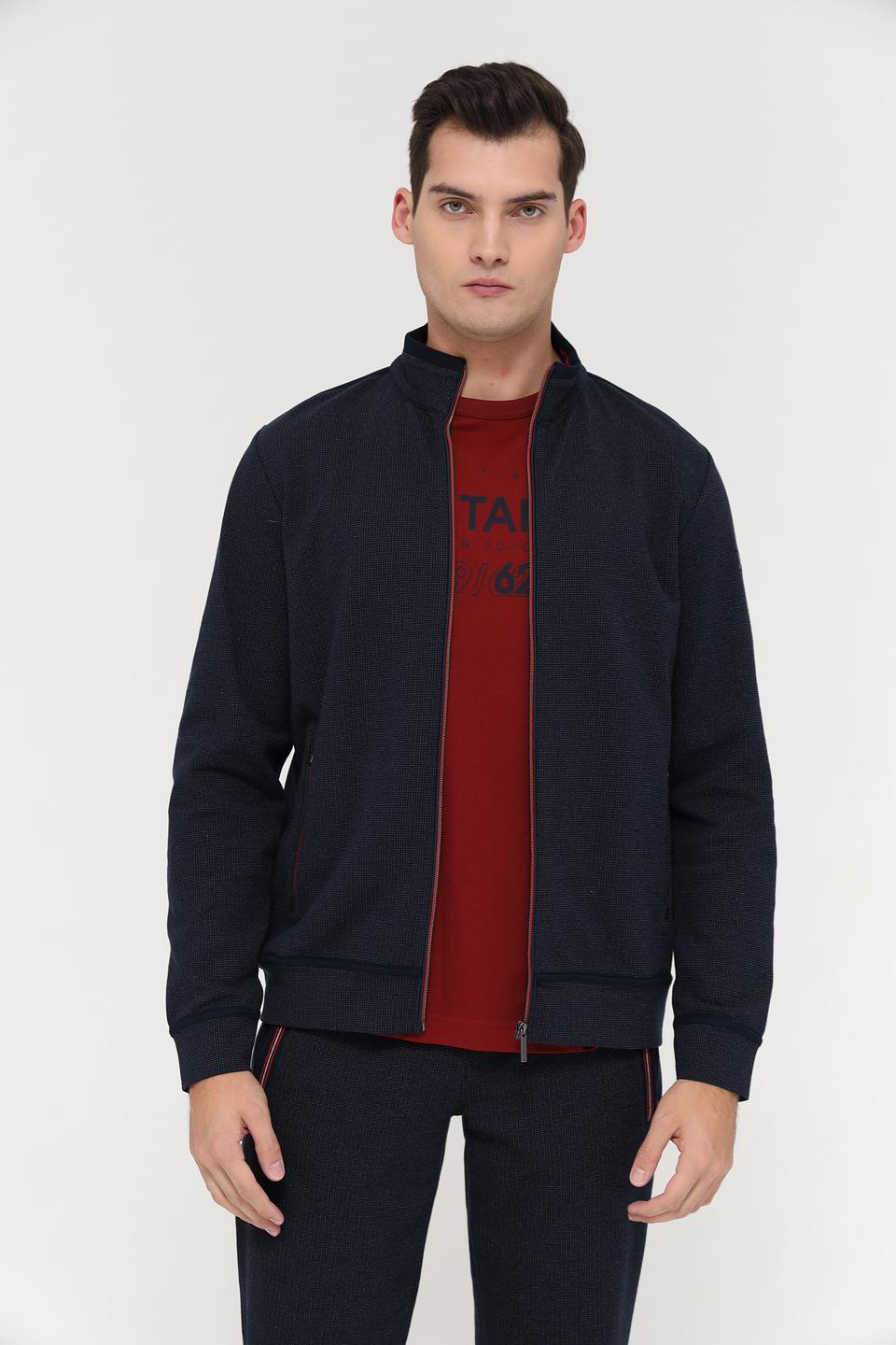 Кардиган Bugatti мужской тёмно-синий