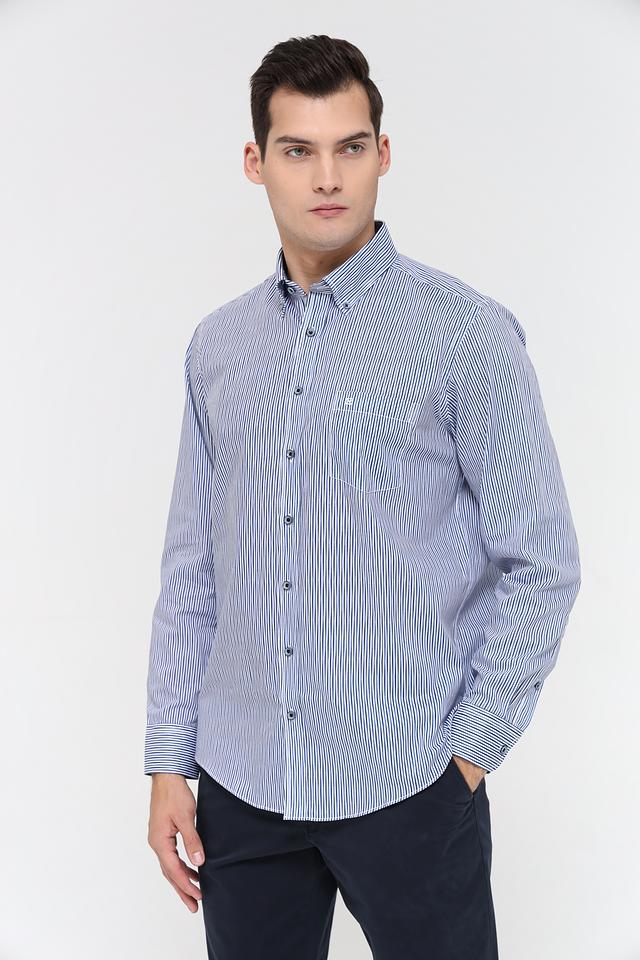 Рубашка Casa Moda в полоску голубую