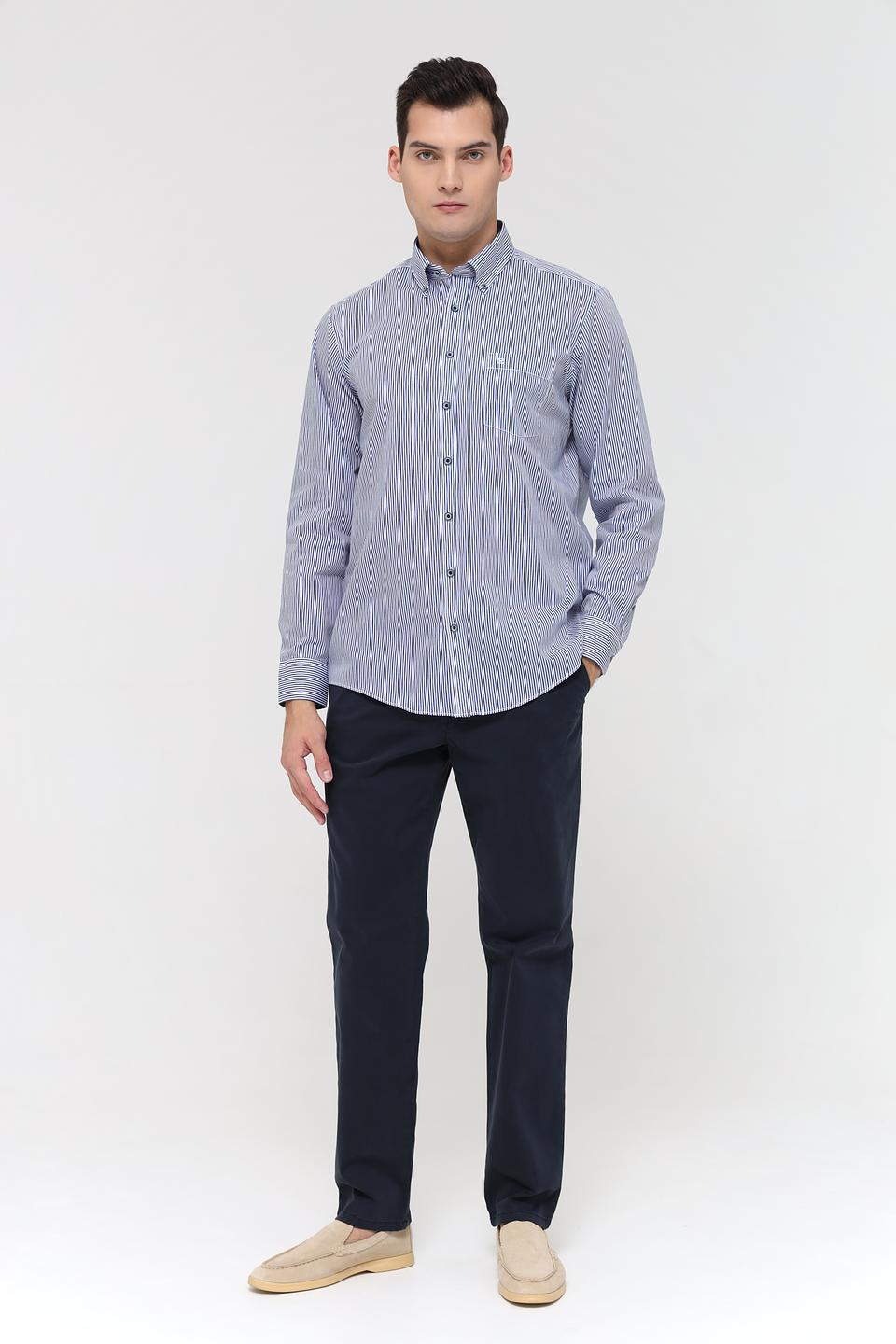 Рубашка Casa Moda в полоску голубую