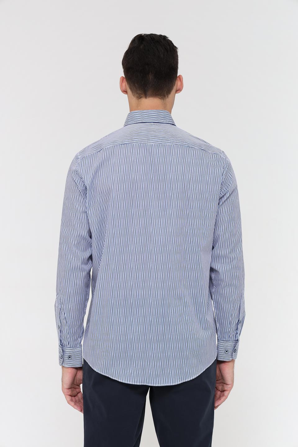 Рубашка Casa Moda в полоску голубую