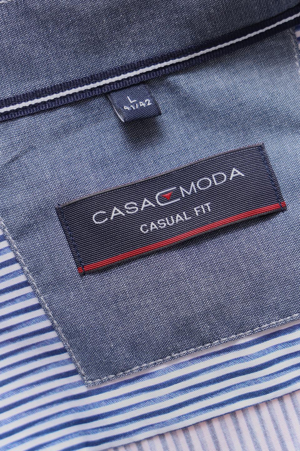 Рубашка Casa Moda в полоску голубую
