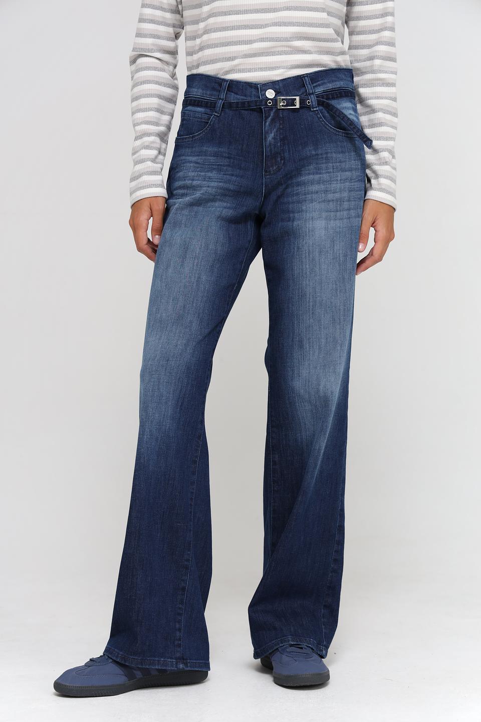 Джинсы клеш Angels синие