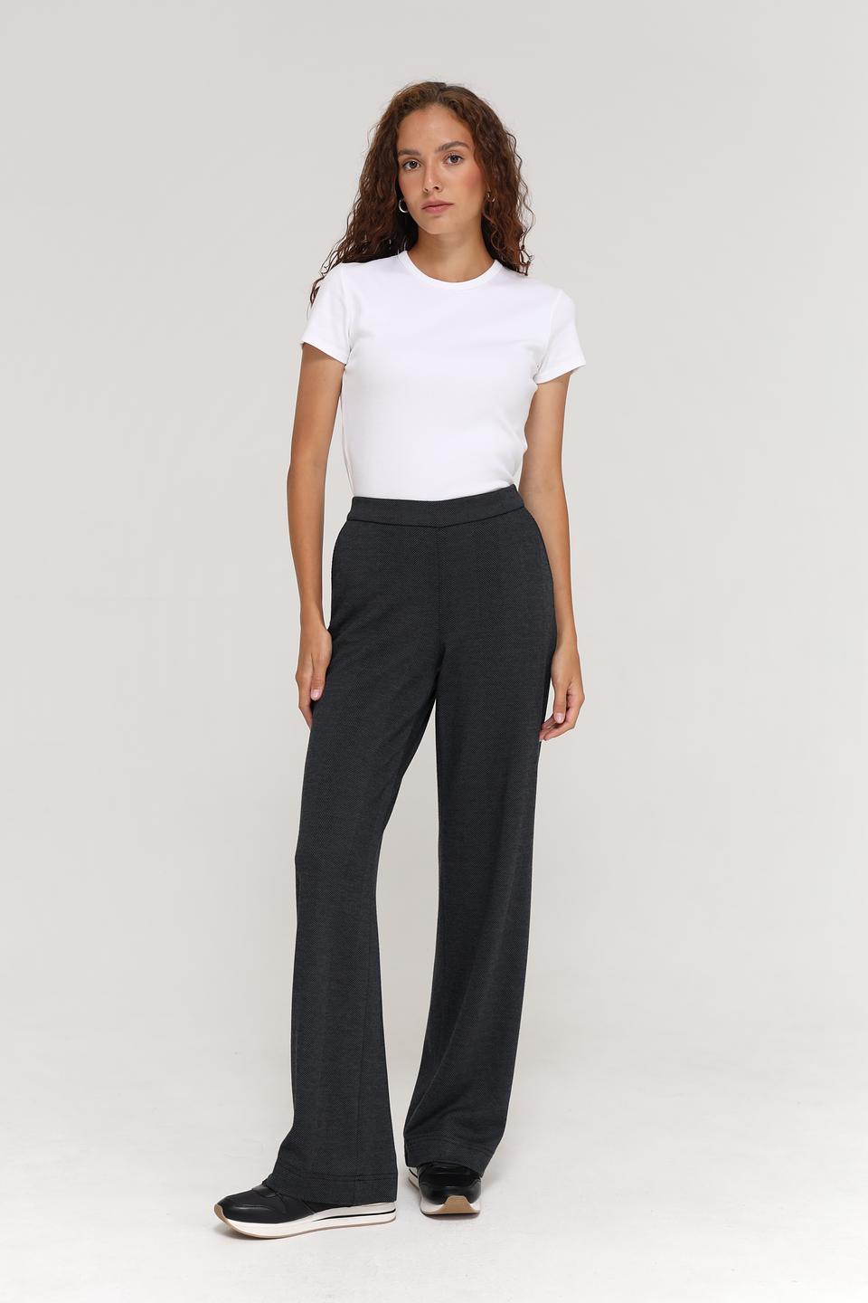 Брюки Angels клёш графит