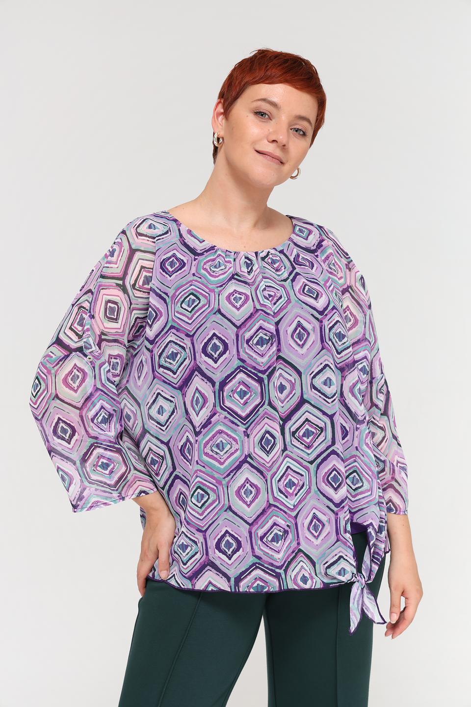 Блуза Via Appia DUE с принтом