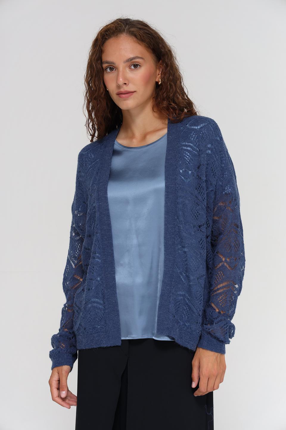 Жакет Gerry Weber ажурный синий