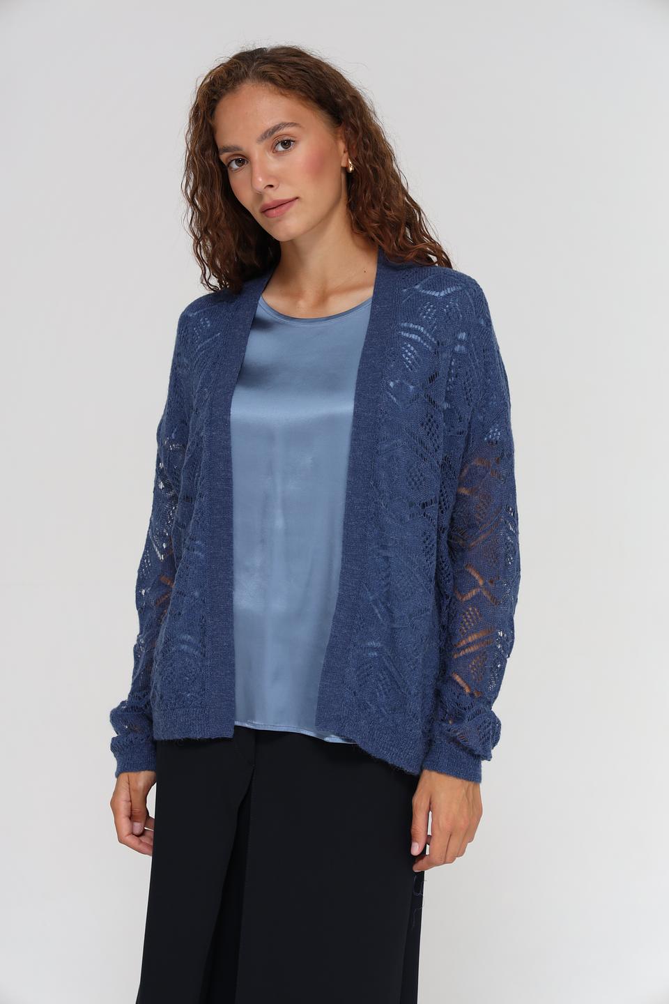 Жакет Gerry Weber ажурный синий