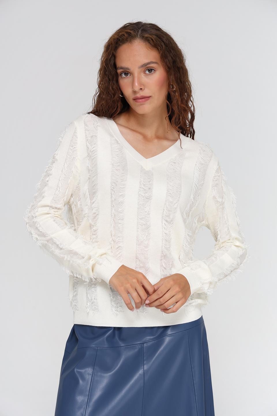 Пуловер Gerry Weber с бахромой