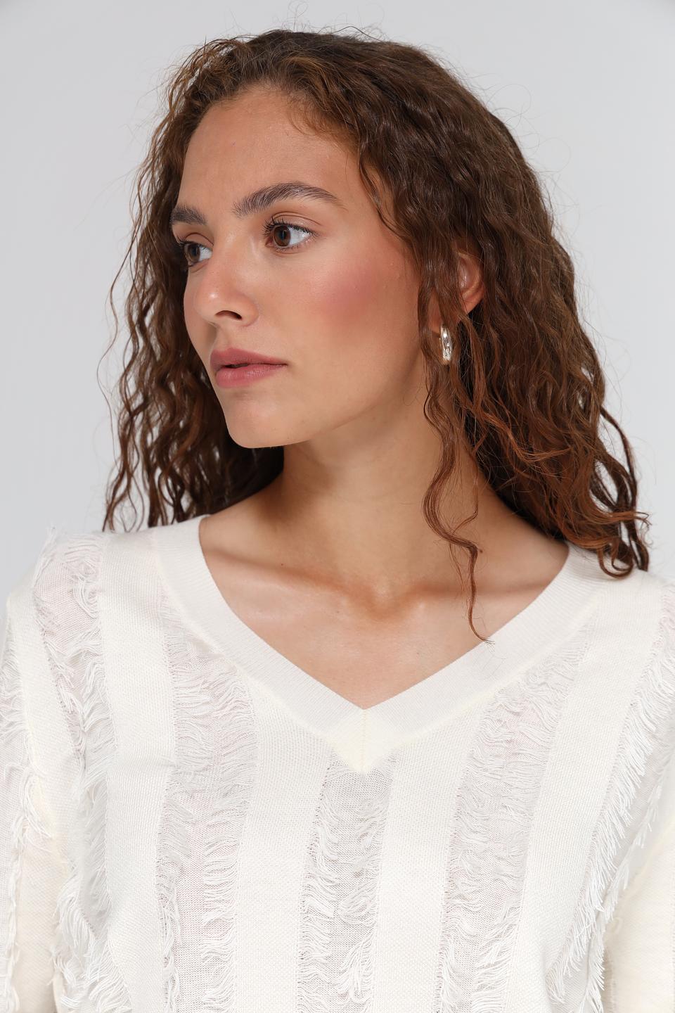 Пуловер Gerry Weber с бахромой