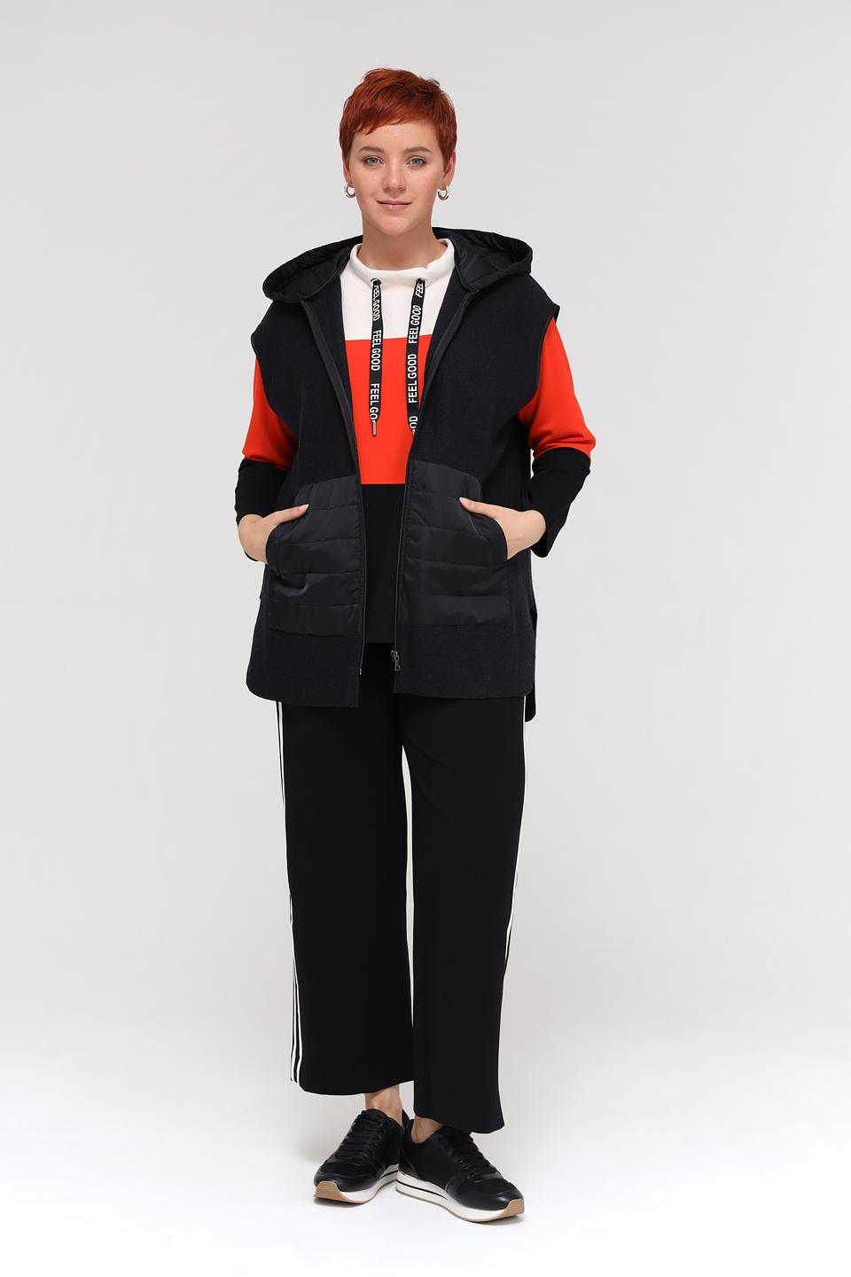 Жилет Doris Streich стеганый черный