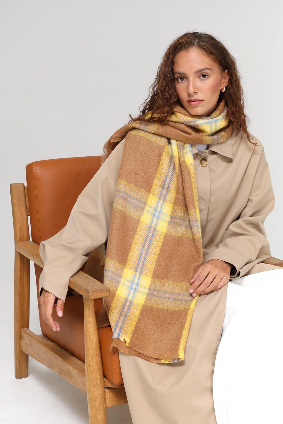 Шарф Fraas в клетку