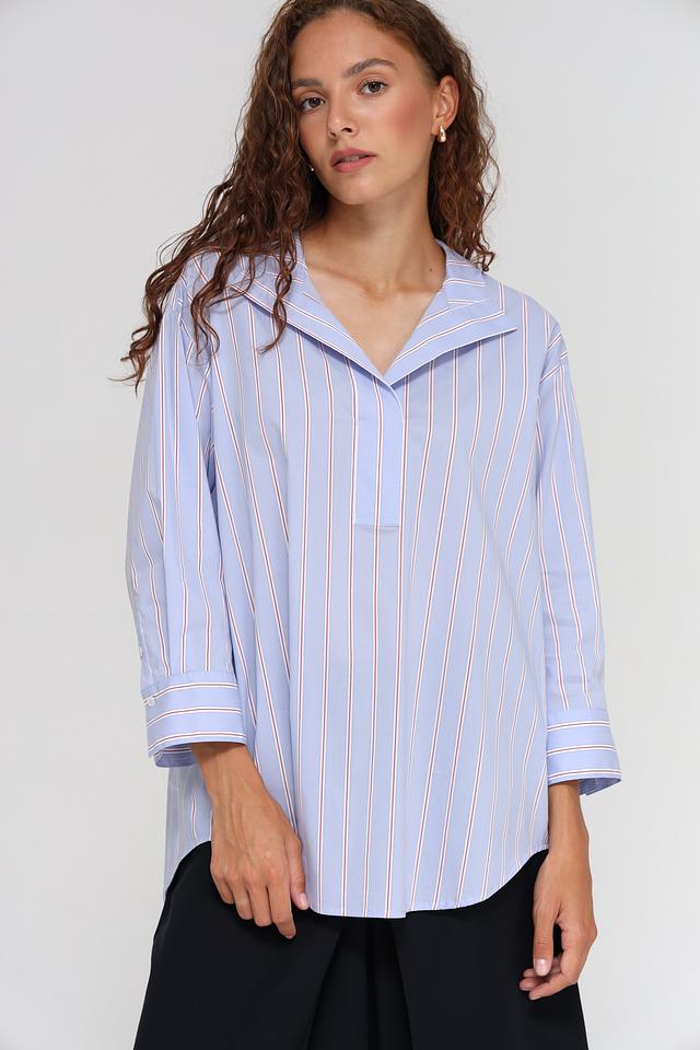 Блуза Gerry Weber в полоску голубую