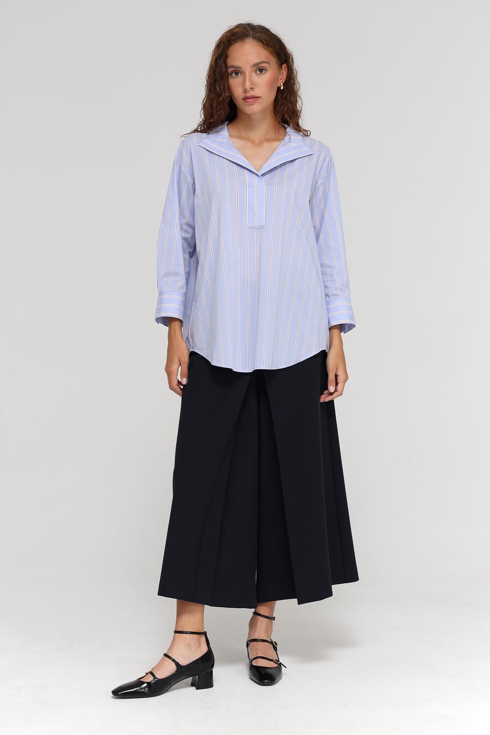 Блуза Gerry Weber в полоску голубую