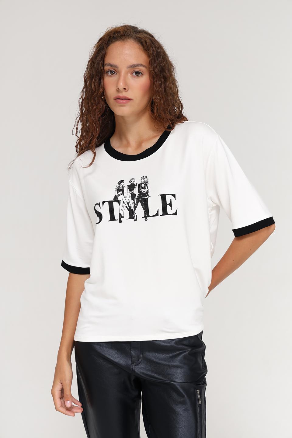 Футболка Monari с принтом Style