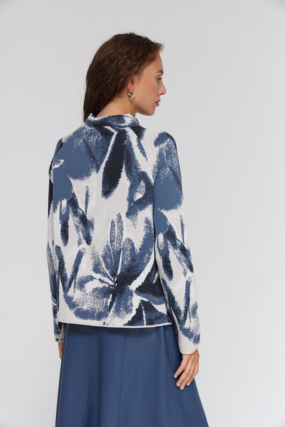 Пуловер Monari с цветочным принтом