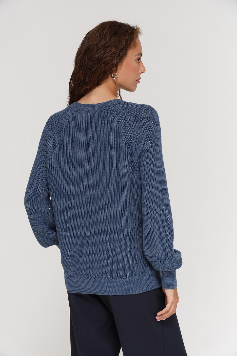 Пуловер Monari вязаный голубой