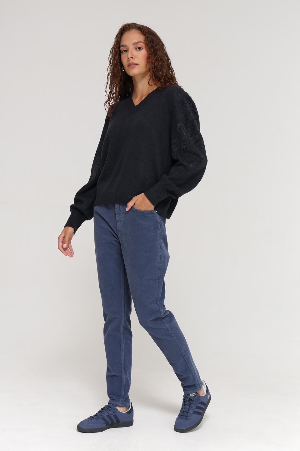 Брюки Monari синие прямые