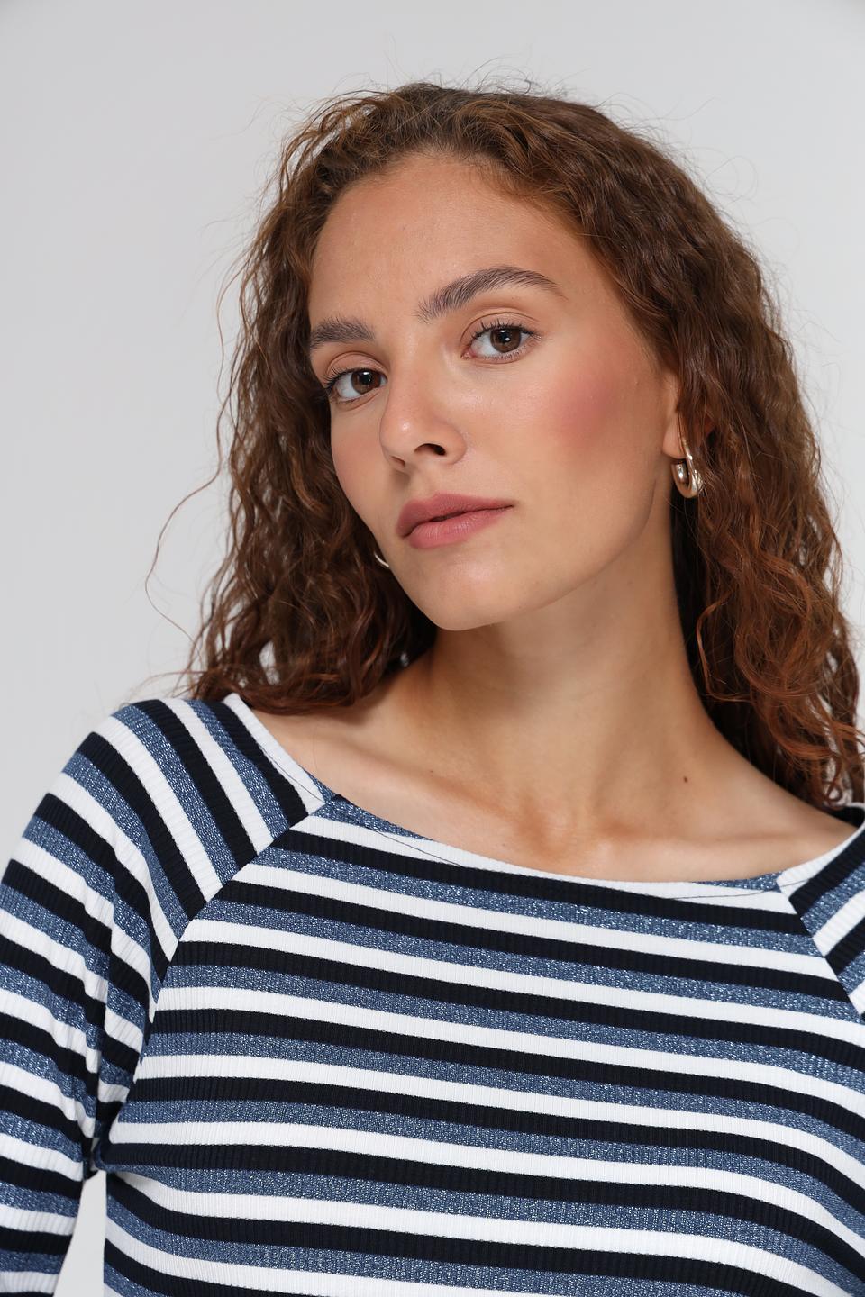 Лонгслив Monari в полоску