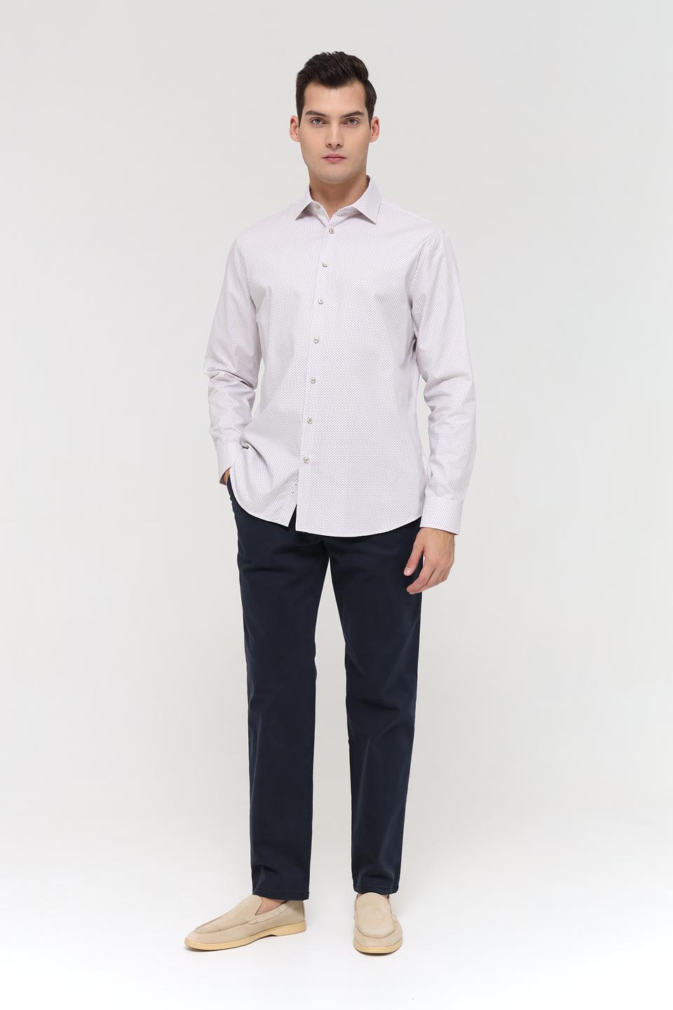 Рубашка Seidensticker Shaped светло-серая